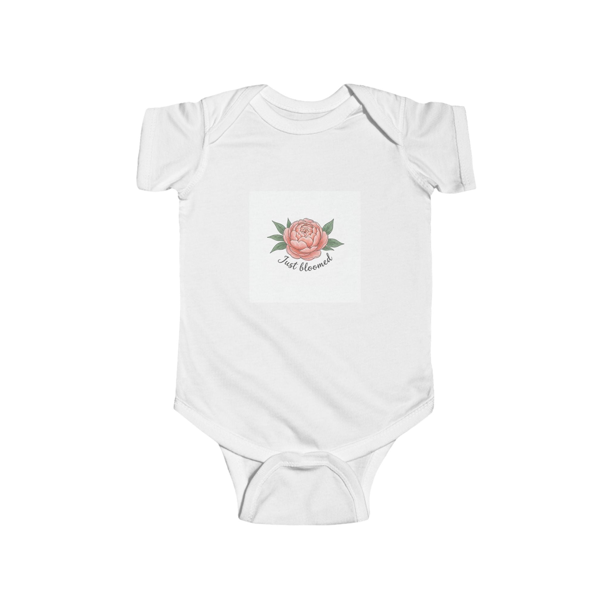 Floral 'Just Bloomed' Infant Bodysuit - Cute Baby Shower Gift