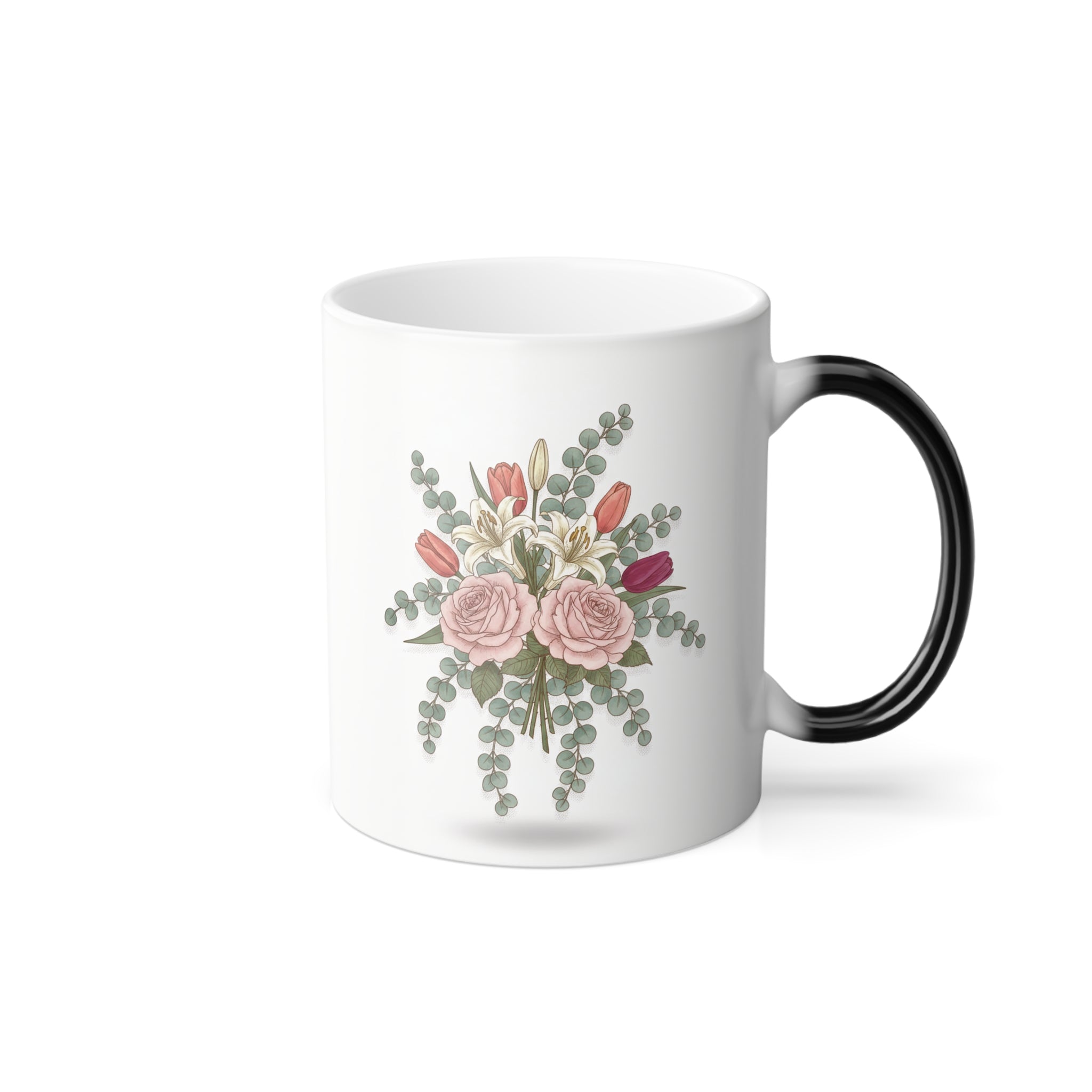 Color-Changing 11oz Magic Mug — Heat Reveal Morphing Coffee Cup