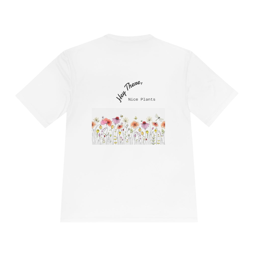 Nice Plants Tee — Floral Graphic Moisture‑Wicking Shirt