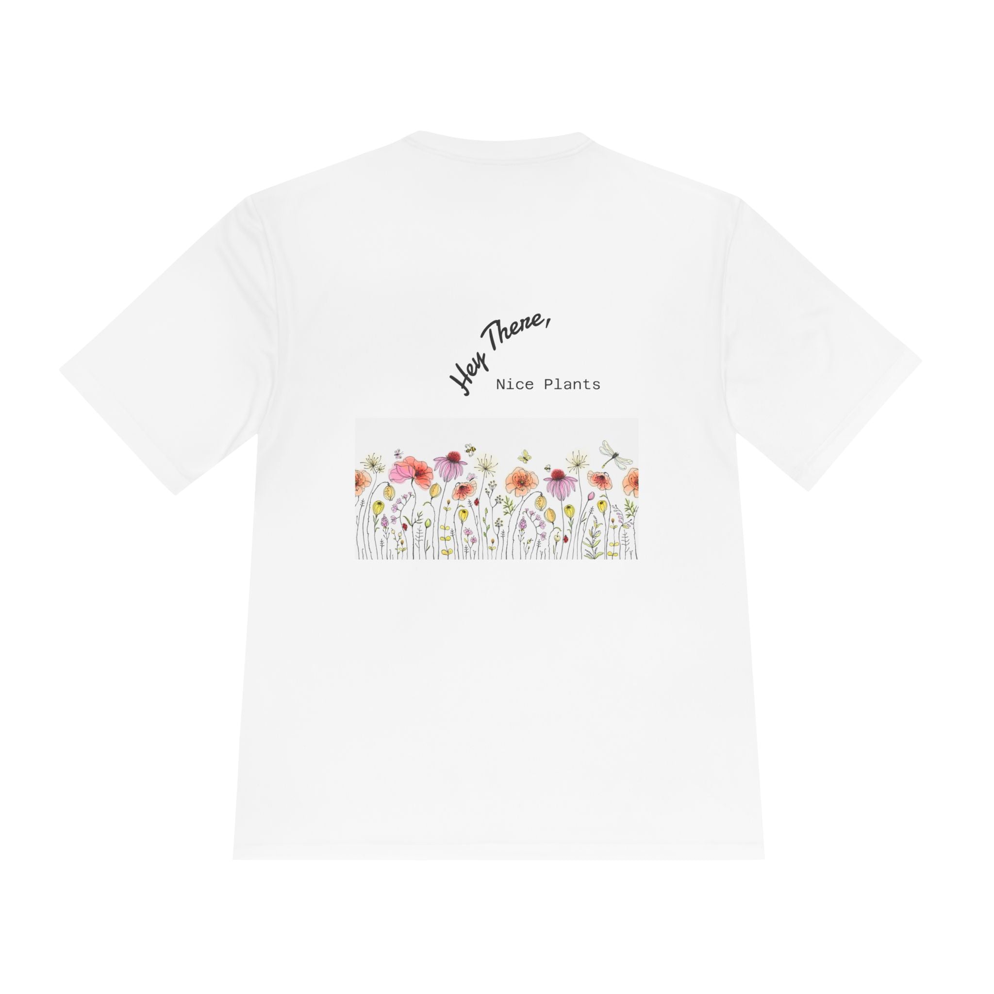 Nice Plants Tee — Floral Graphic Moisture‑Wicking Shirt