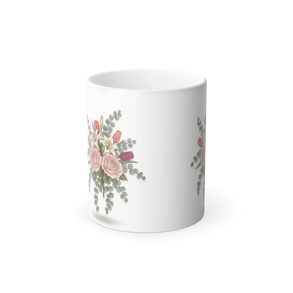 Color-Changing 11oz Magic Mug — Heat Reveal Morphing Coffee Cup
