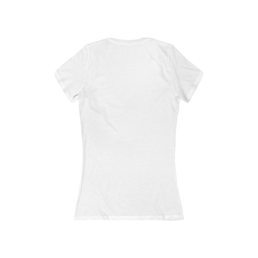 Garden Gal V‑Neck Tee — Floral 'Garden Gal' Women's Deep V-Neck Shirt