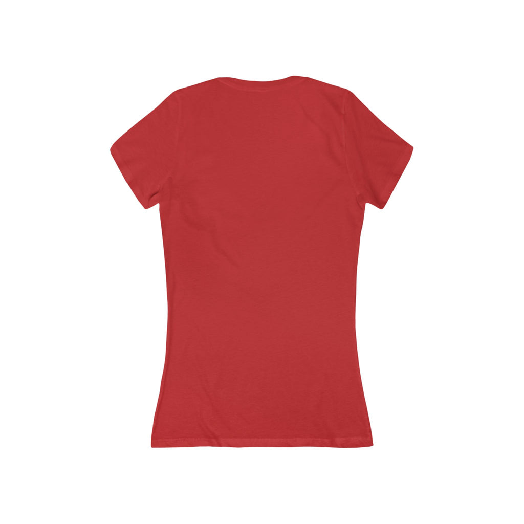 Garden Gal V‑Neck Tee — Floral 'Garden Gal' Women's Deep V-Neck Shirt