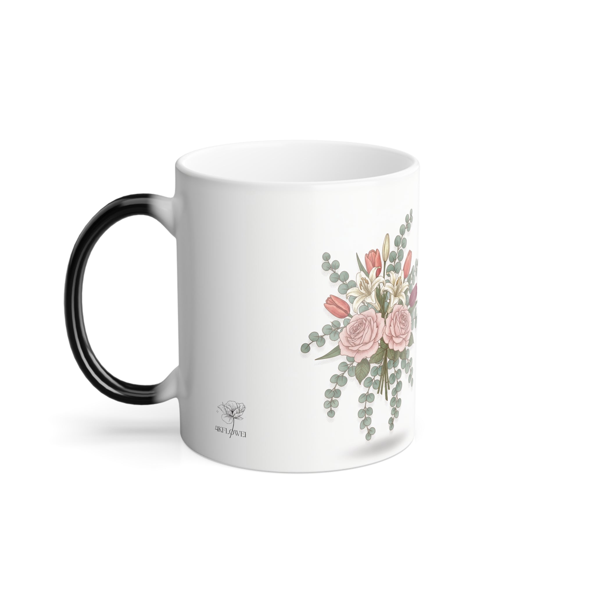 Color-Changing 11oz Magic Mug — Heat Reveal Morphing Coffee Cup