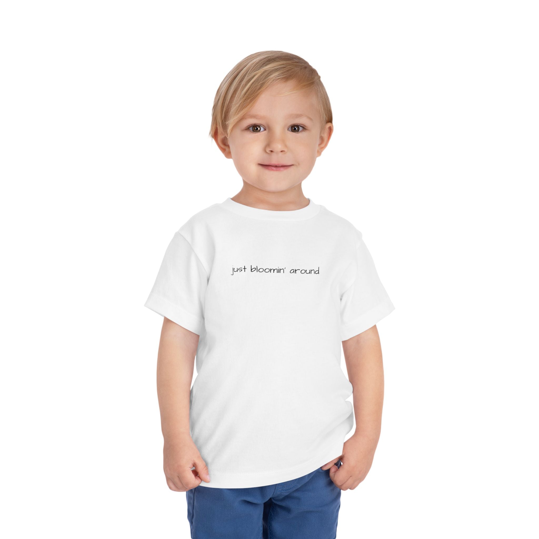 Toddler Tee — “Future Flower Farmer” Floral Baby Shirt